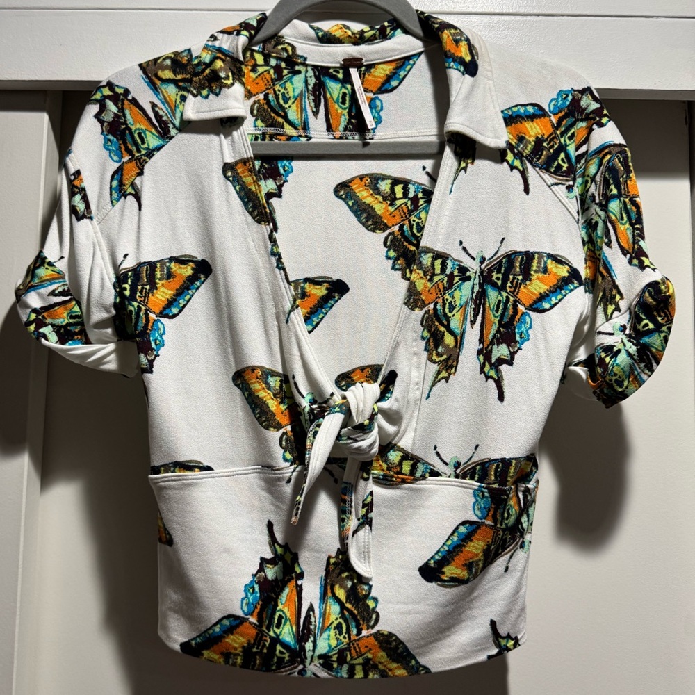 Free People 🦋 Butterfly Top